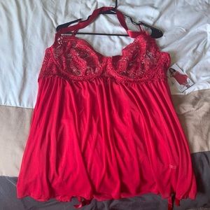 Red Lingerie Dress